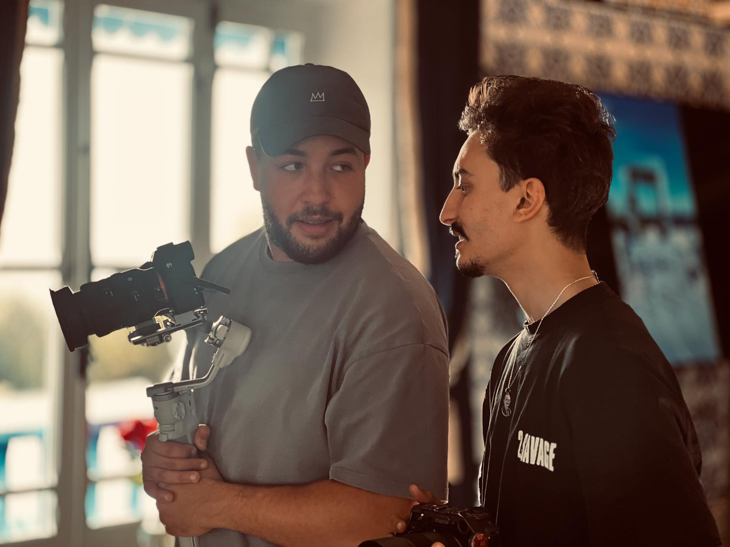 Sana & Ali’s BTS — still 7